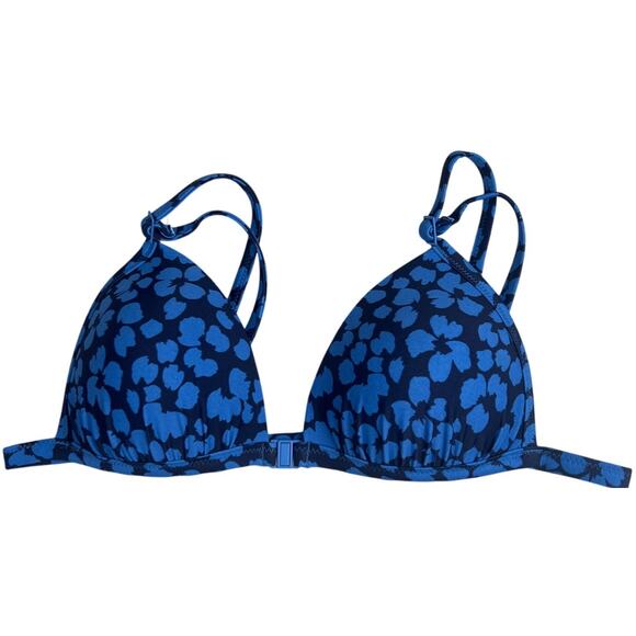 Aerie Small Blue Perky Triangle Swim Blue Top - Picture 1 of 5